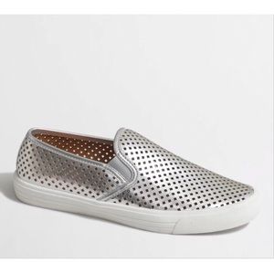 J. Crew Silver Sneaker
